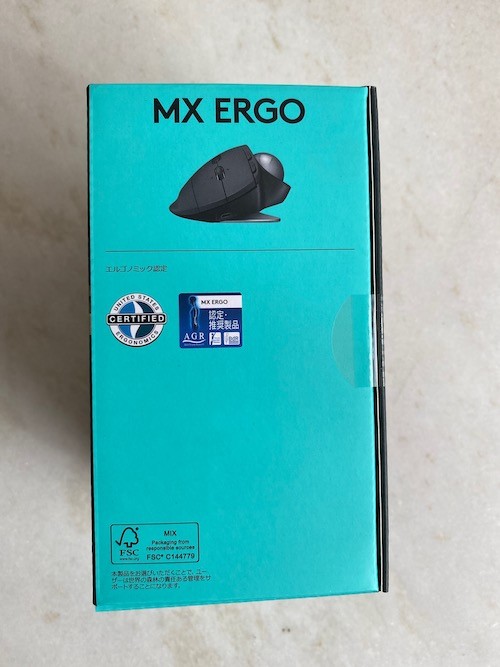 MX ERGO 外箱　左側面