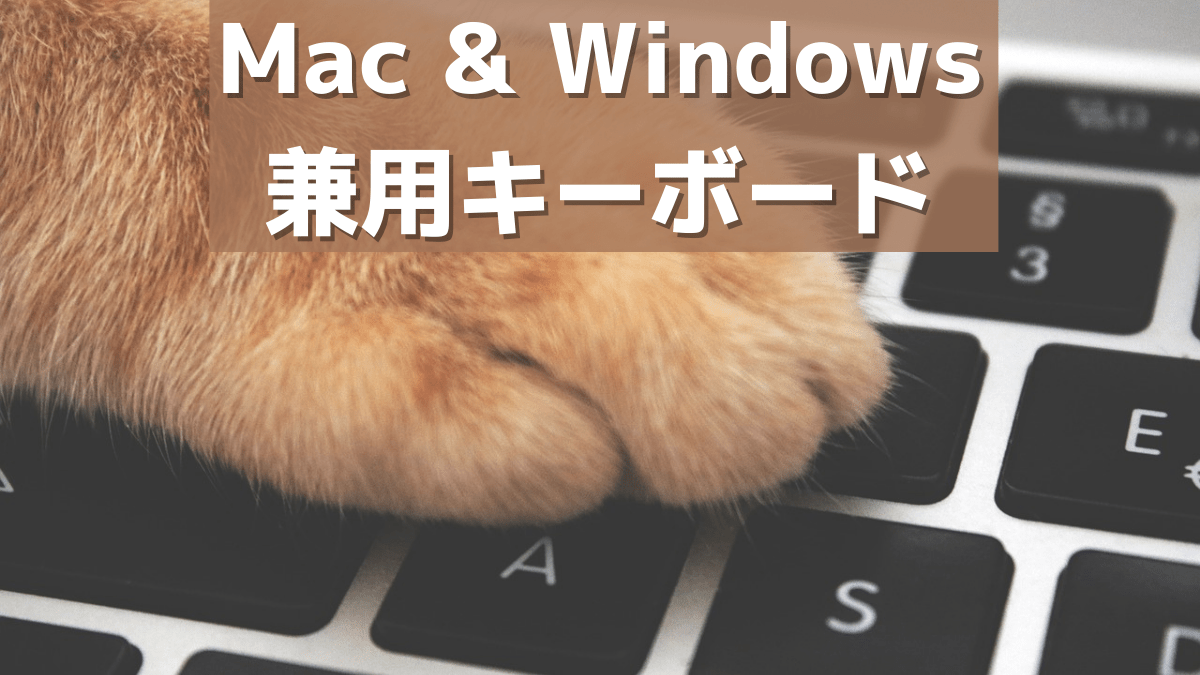 Mac＆Windows兼用】日本語配列キーボードのみピックアップ