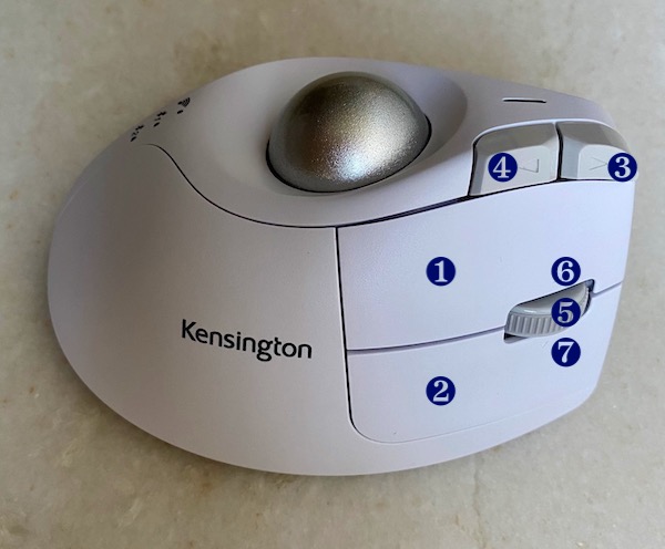 Kensington Pro Fit Ergo Verticalのカスタマイズ可能なボタン-1