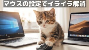 Windows 11とmacOSのマウス設定_アイキャッチ