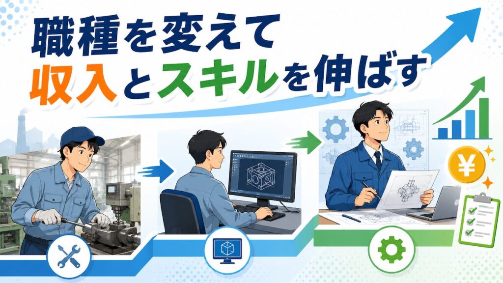 製造業で職種を変えるメリット｜現場経験を設計職に活かす_アイキャッチ
