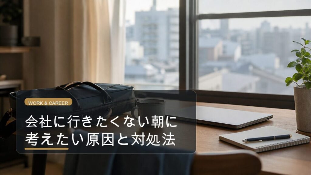 会社に行きたくない朝に考えたい原因と対処法_アイキャッチ