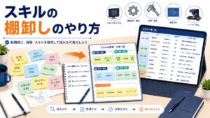 転職前のスキル棚卸しのやり方｜経験を職務経歴書に変える手順_アイキャッチ